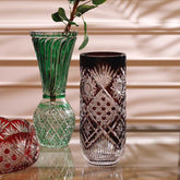Petra Hand-Cut Crystal Vase